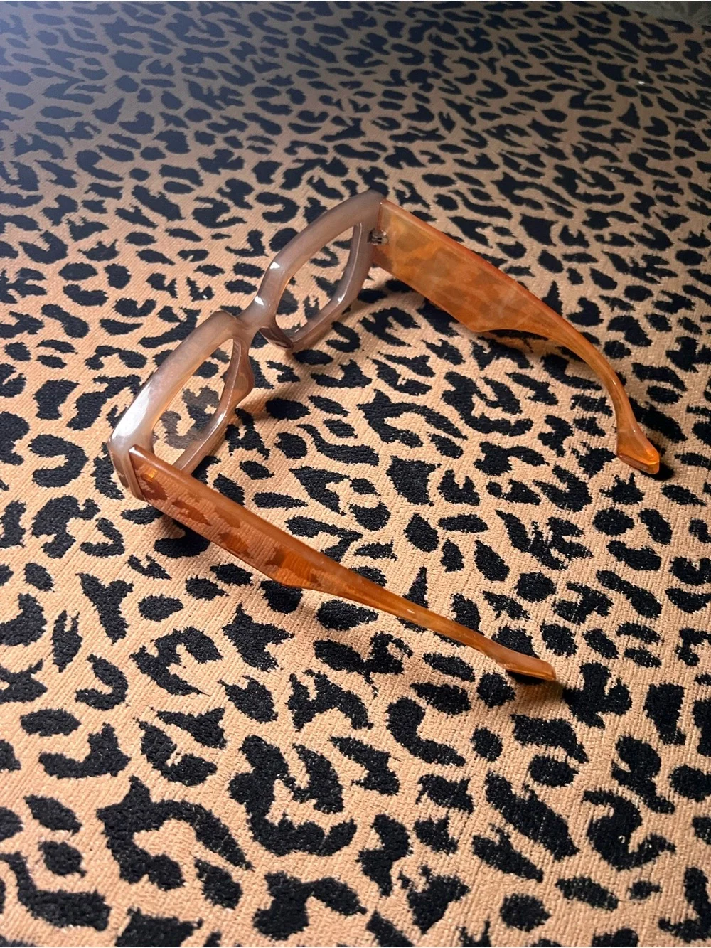 Brown Thick Frame Blue-Light Glasses — Never Worn 👓🤎